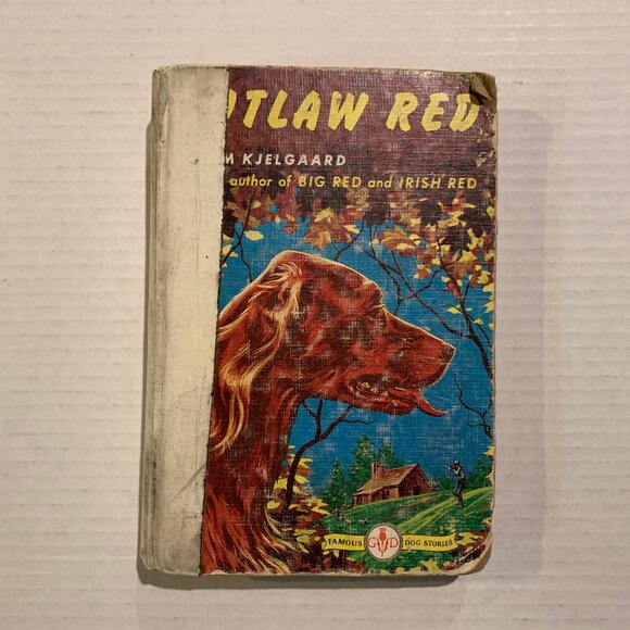 Outlaw Red - Jim Kjelgaard - Rare Hardcover Book - Vintage Kids - Picture 1 of 6